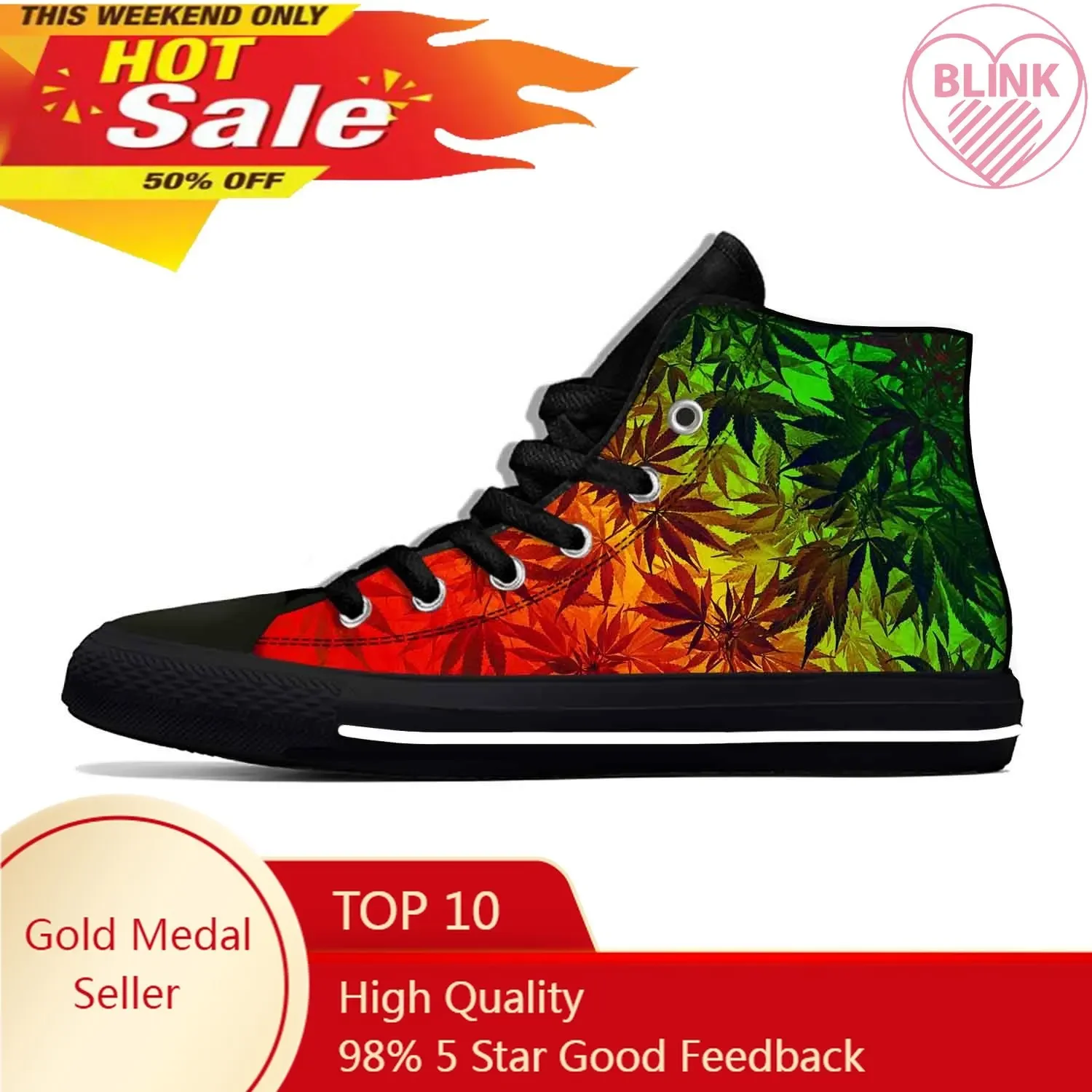 Plant Pot - Zapatillas de lona informales con estampado