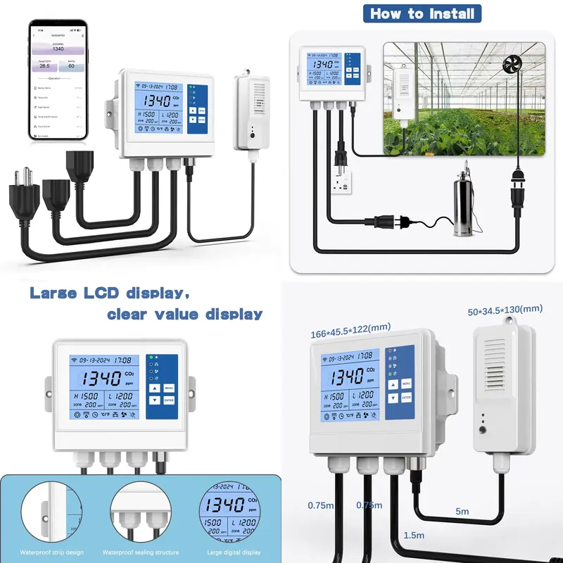 Indoor Plants - Controlador Climático Inteligente Wifi, Controlador Ambiental