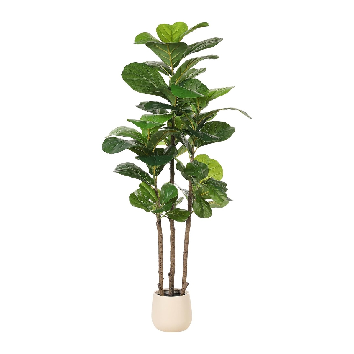 Árbol de Ficus Artificial de 1 - Fiddle Leaf Fig reseña y precio