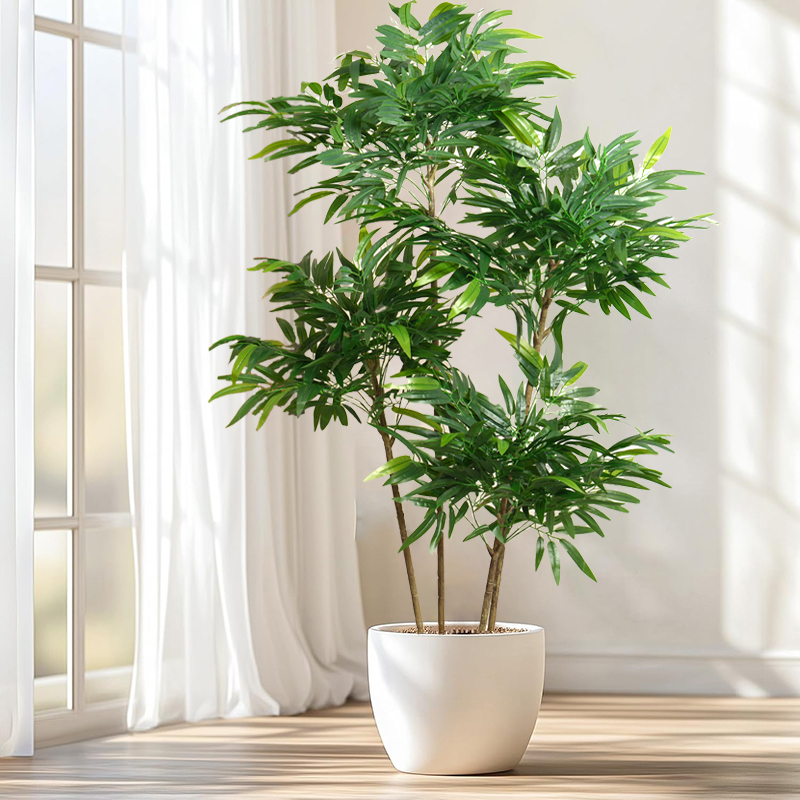 Árbol de bambú artificial gran - Fiddle Leaf Fig reseña y precio
