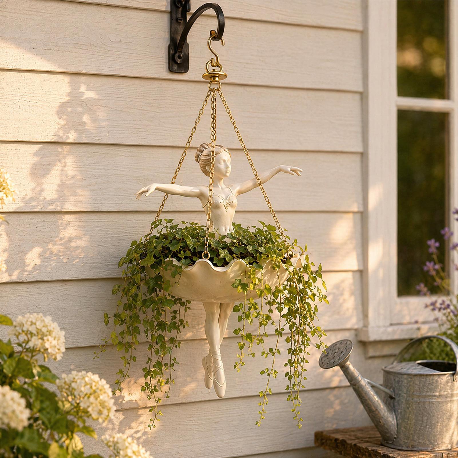 Maceta de Resina con Figura de - Terracotta Pot reseña y precio