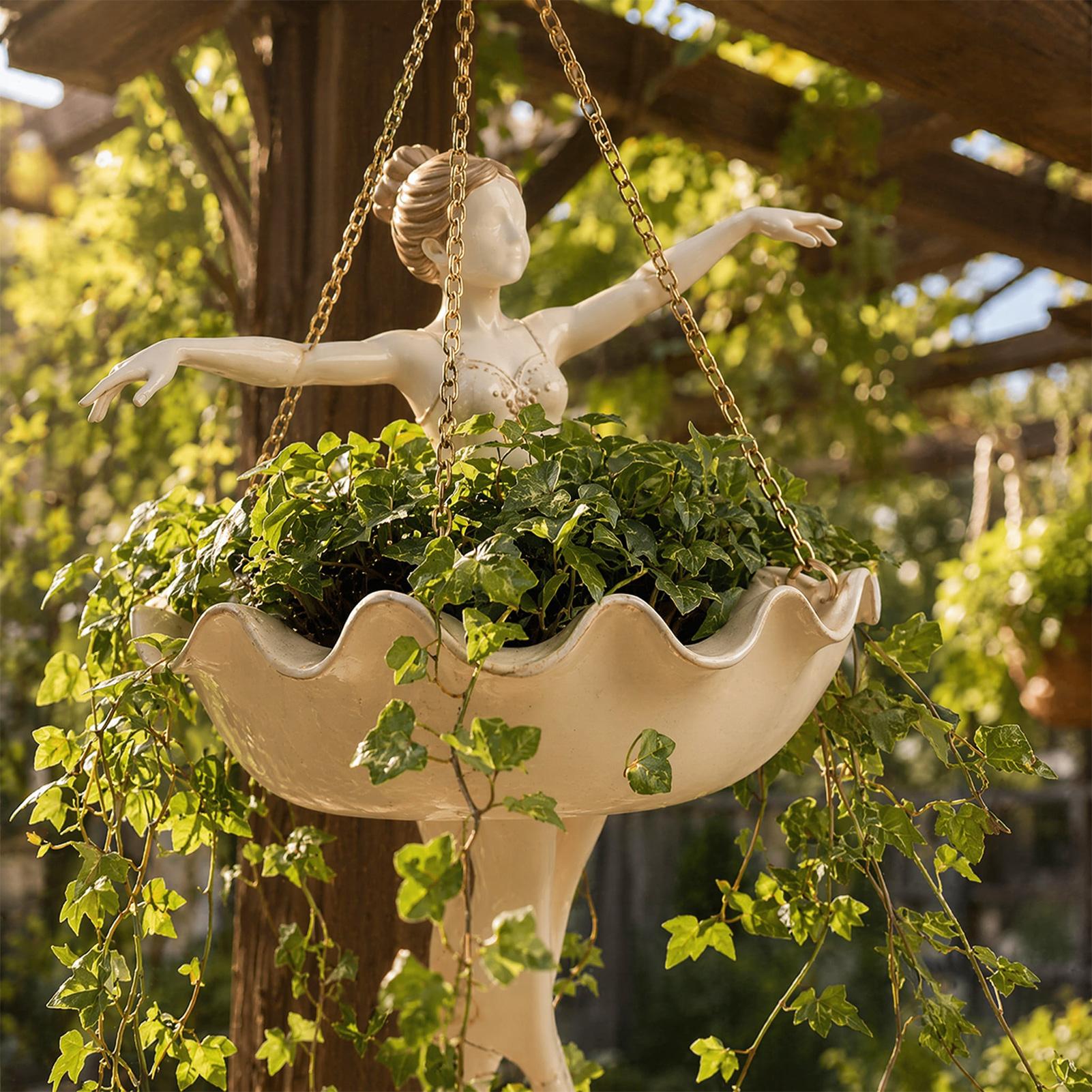 Maceta de Resina con Figura de - Terracotta Pot reseña y precio