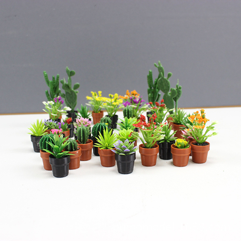 Mini plantas simuladas, Cactus - Succulent Set reseña y precio