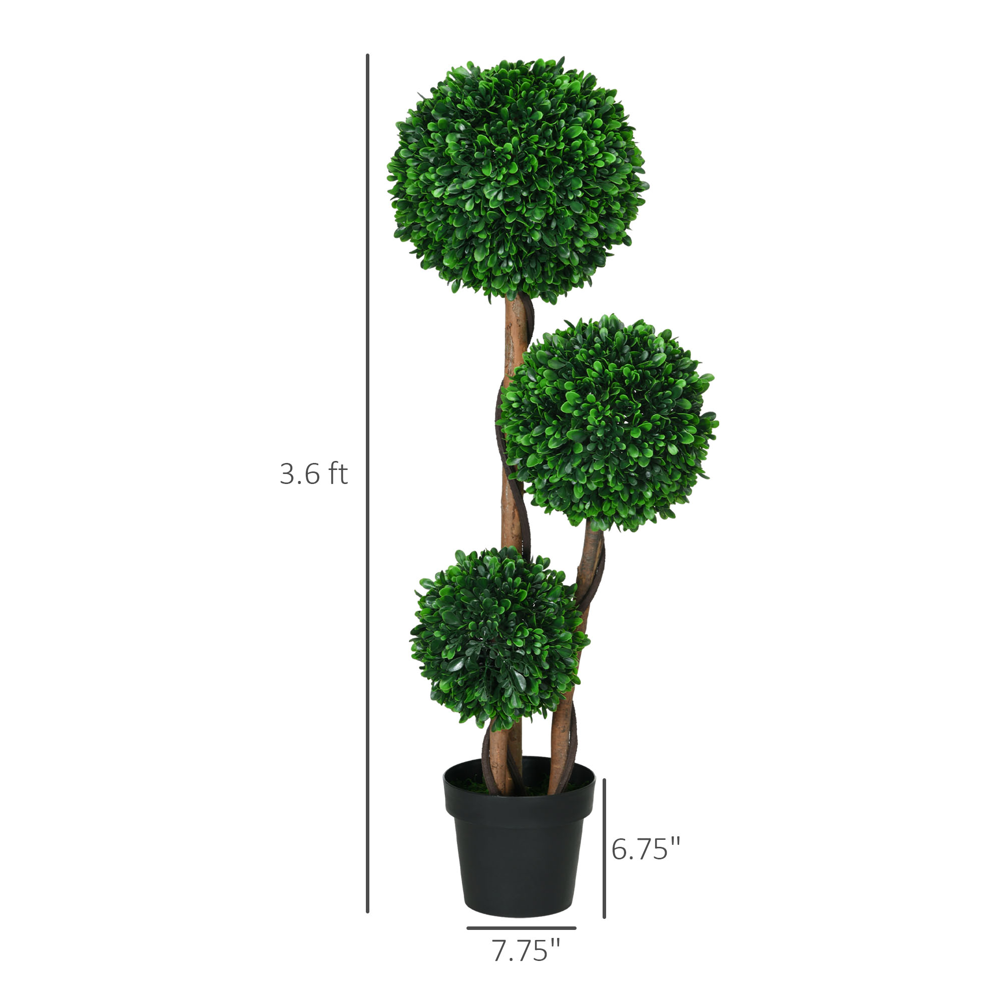 HOMCOM Árbol Artificial de Fic - Fiddle Leaf Fig reseña y precio